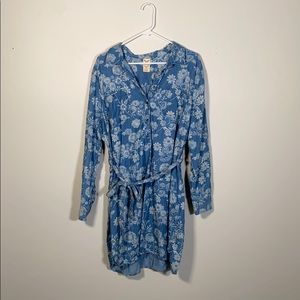 Long sleeve floral dress